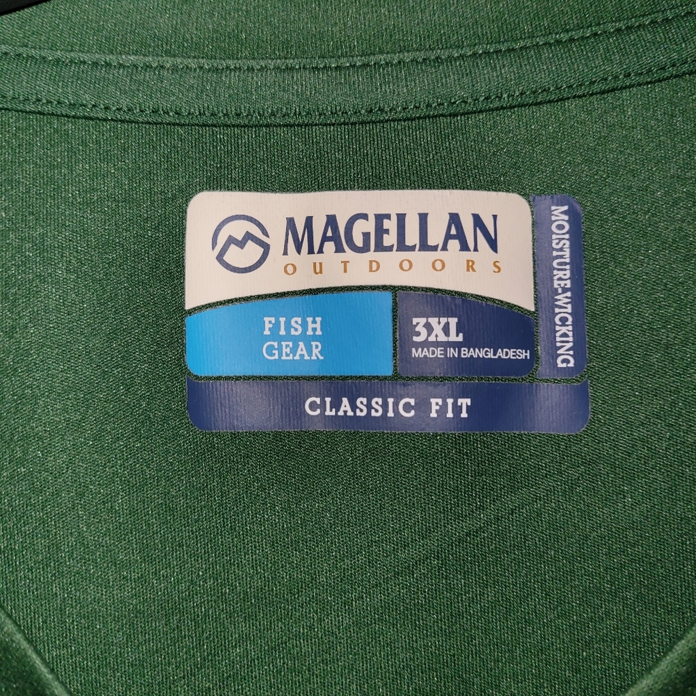 Mens Magellan long sleeve shirt moisture wicking